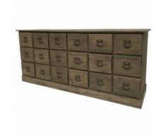 Grand Meuble Enfilade Chiffonnier Semainier Commode à Tiroirs en Bois 170 cm - Buffets