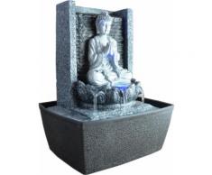 Zen'light scfrb1 fontaine d'intérieur mur bouddha prière gris foncé/noir 20 x 15 x 26 cm - Accessoires de rangement