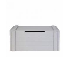 Coffre à jouets bois Denis - Couleur - Gris béton - Buffets