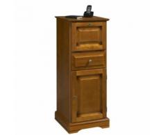 Meuble d'Entrée, Meuble Téléphone Merisier Louis Philippe - Armoire