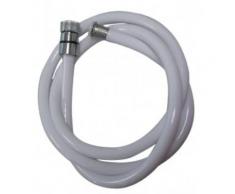 Flexible douche blanc lg 1500mm - Accessoires salles de bain et WC