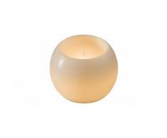 Bougie LED en cire véritable pour l'intérieur Konstsmide 1965-100 blanc Ampoule LED blanc chaud 1 pc(s) - Bougeoir, bougie et senteur