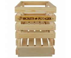 Caisse à oignons en bois - Boite de rangement