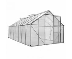 Serre de jardin aluminium 12,25m²